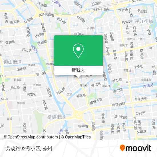 劳动路92号小区地图