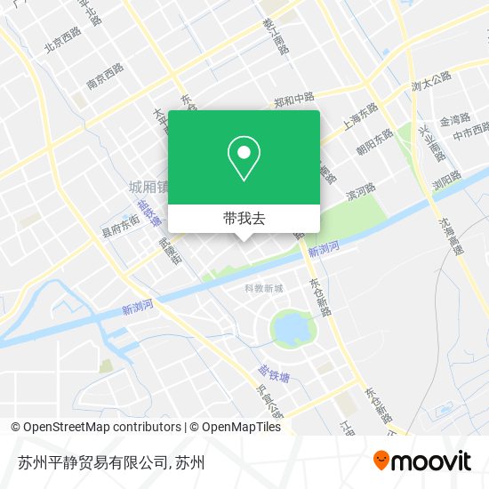 苏州平静贸易有限公司地图