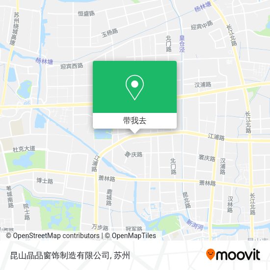 昆山晶品窗饰制造有限公司地图