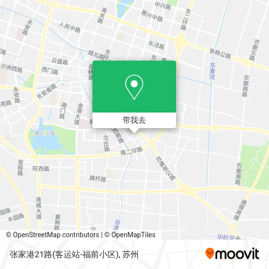 张家港21路(客运站-福前小区)地图