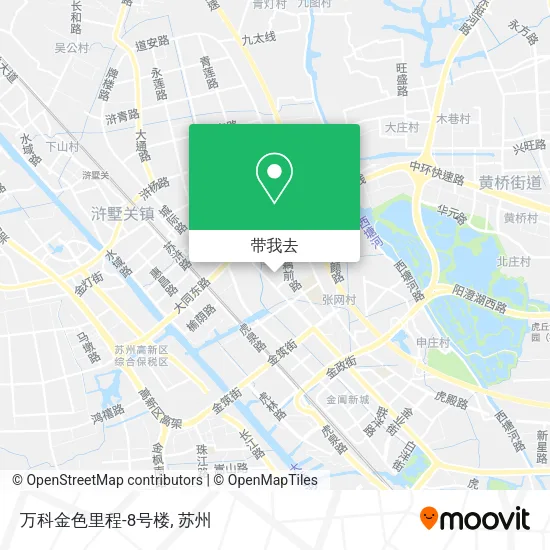 万科金色里程-8号楼地图