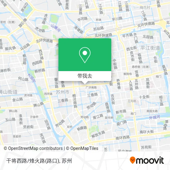 干将西路/烽火路(路口)地图