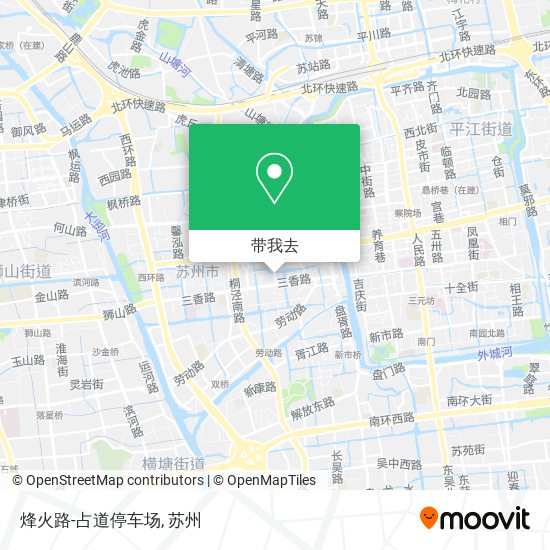 烽火路-占道停车场地图