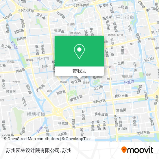 苏州园林设计院有限公司地图