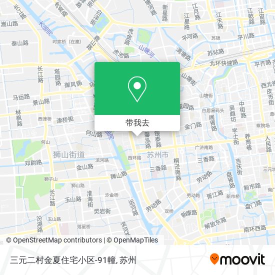 三元二村金夏住宅小区-91幢地图