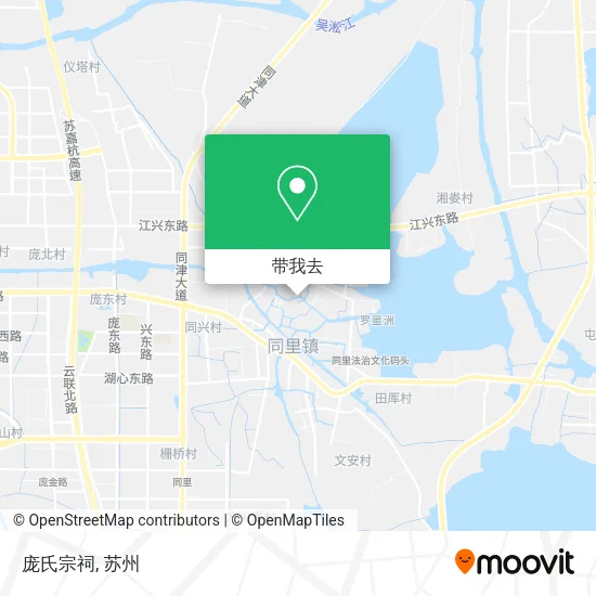 庞氏宗祠地图