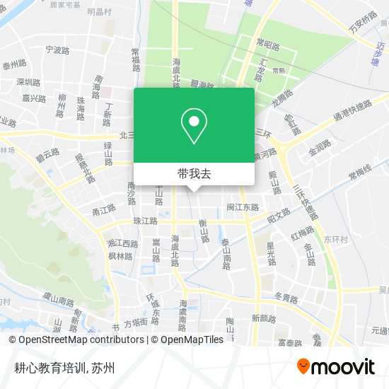 耕心教育培训地图