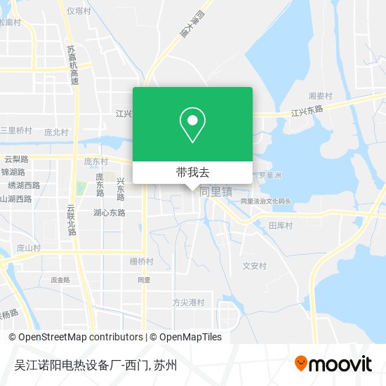 吴江诺阳电热设备厂-西门地图