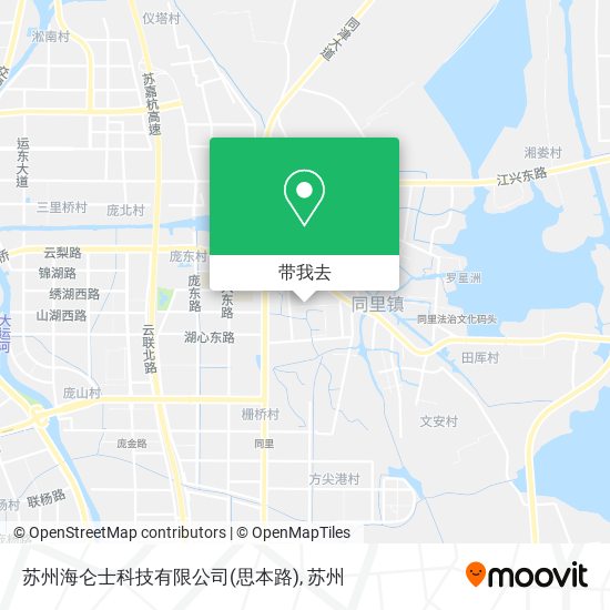 苏州海仑士科技有限公司(思本路)地图