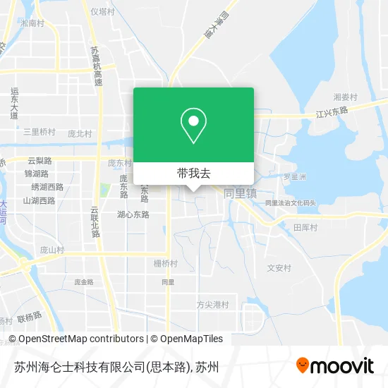 苏州海仑士科技有限公司(思本路)地图