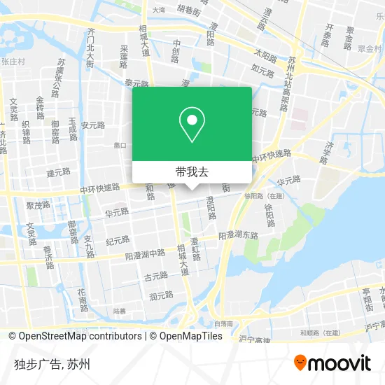 独步广告地图