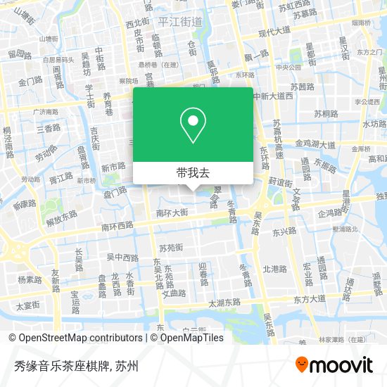秀缘音乐茶座棋牌地图