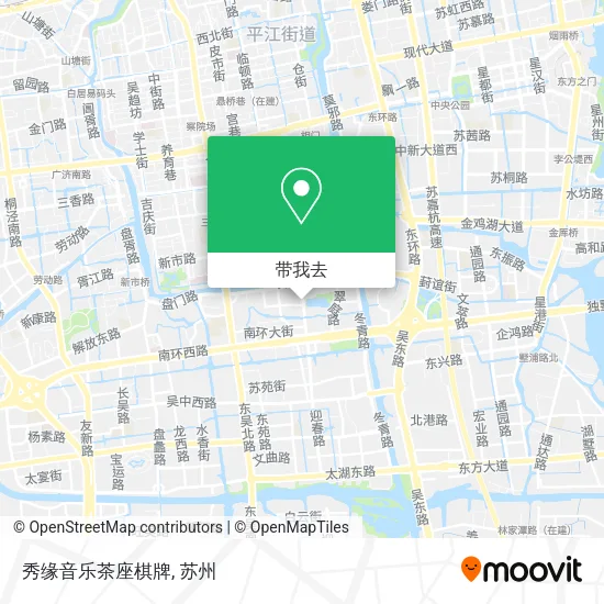 秀缘音乐茶座棋牌地图