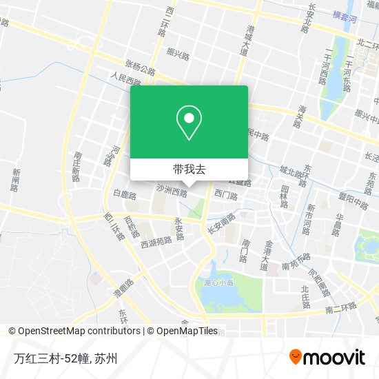 万红三村-52幢地图