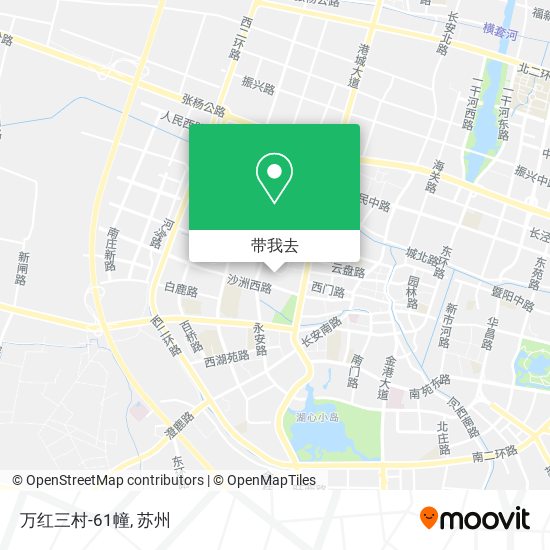 万红三村-61幢地图