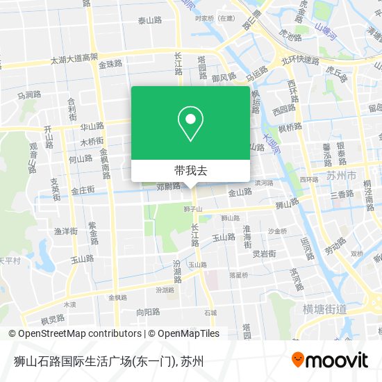 狮山石路国际生活广场(东一门)地图