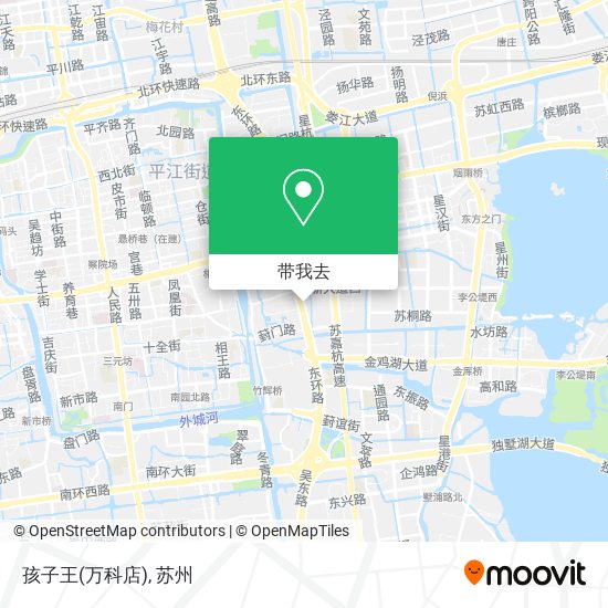 孩子王(万科店)地图