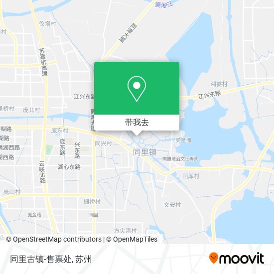 同里古镇-售票处地图