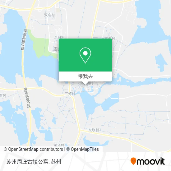 苏州周庄古镇公寓地图