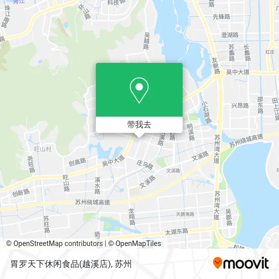 胃罗天下休闲食品(越溪店)地图