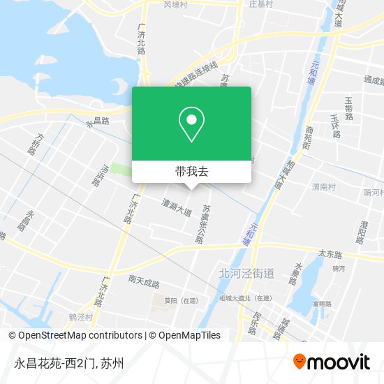 永昌花苑-西2门地图