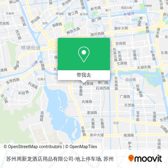 苏州周新龙酒店用品有限公司-地上停车场地图