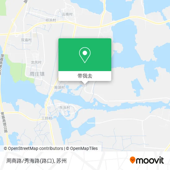 周商路/秀海路(路口)地图