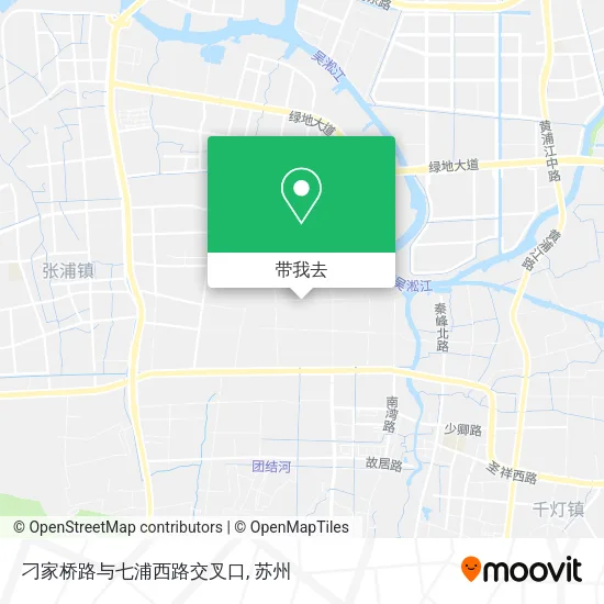 刁家桥路与七浦西路交叉口地图