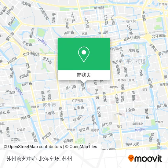 苏州演艺中心-北停车场地图