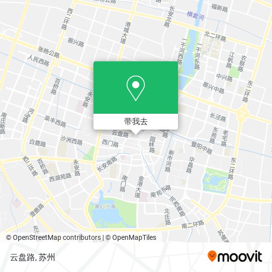 云盘路地图