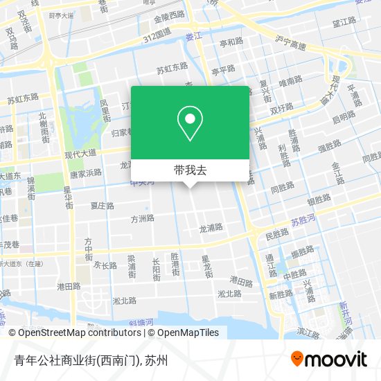 青年公社商业街(西南门)地图