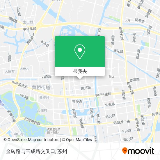 金砖路与玉成路交叉口地图