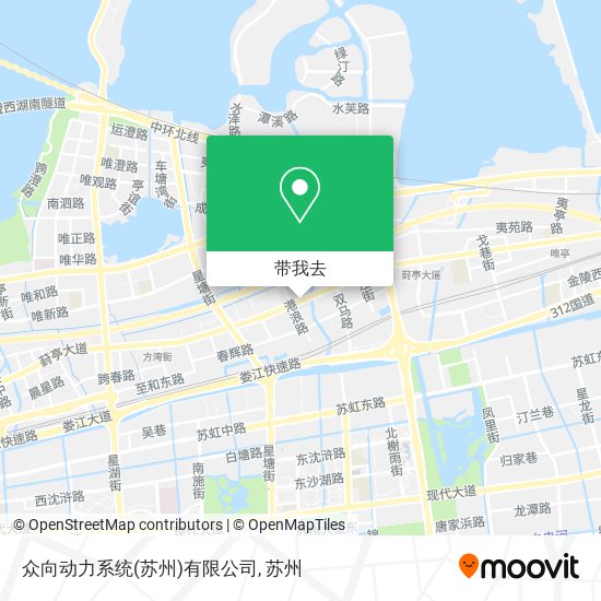 众向动力系统(苏州)有限公司地图