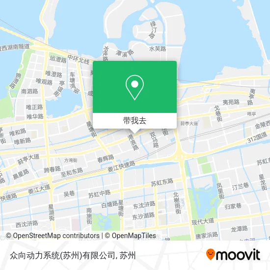 众向动力系统(苏州)有限公司地图