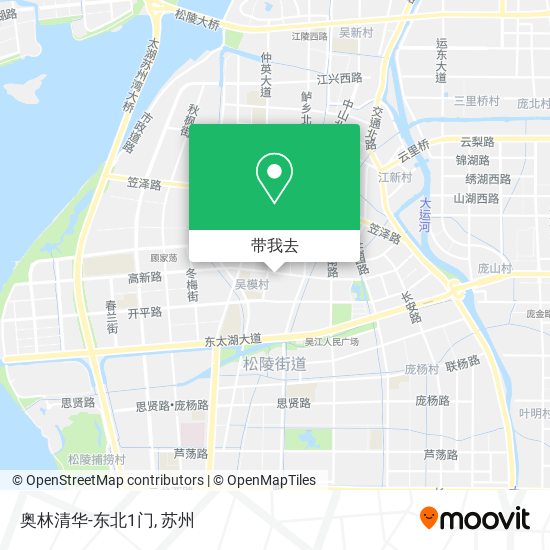 奥林清华-东北1门地图