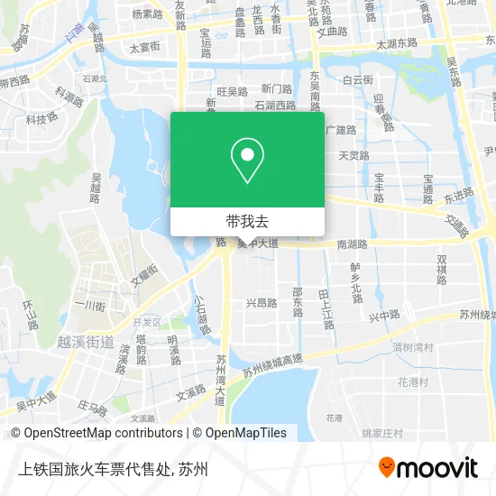 上铁国旅火车票代售处地图