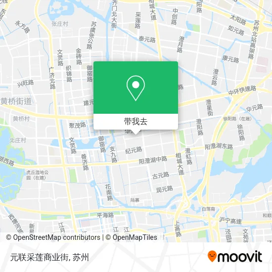 元联采莲商业街地图