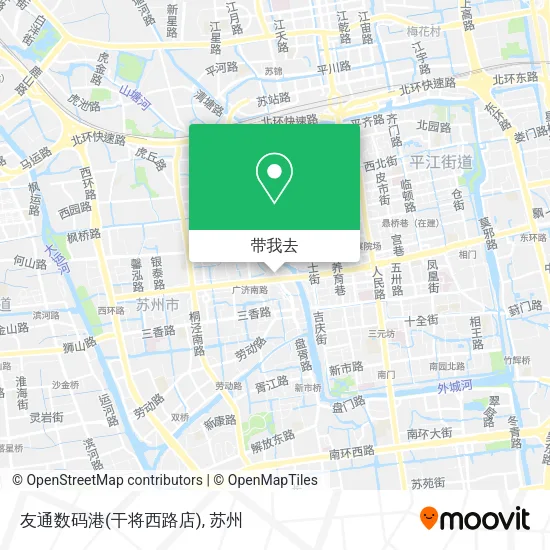 友通数码港(干将西路店)地图