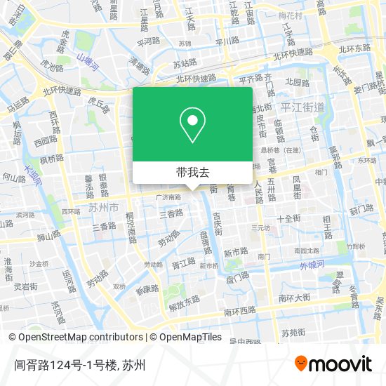 阊胥路124号-1号楼地图