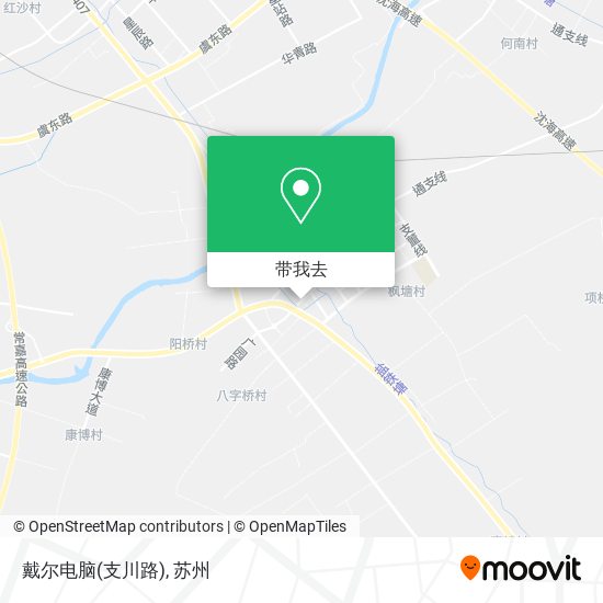 戴尔电脑(支川路)地图