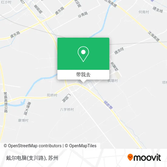 戴尔电脑(支川路)地图