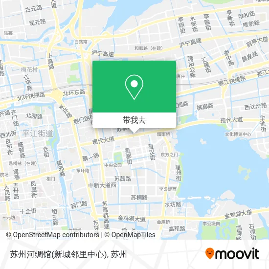 苏州河绸馆(新城邻里中心)地图