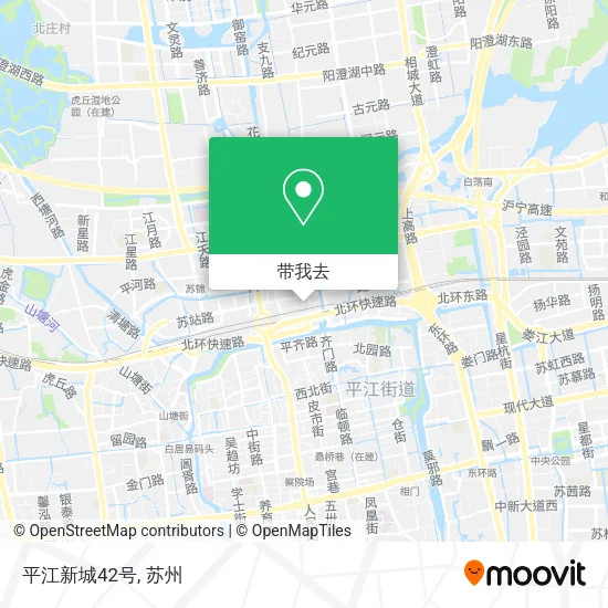 平江新城42号地图
