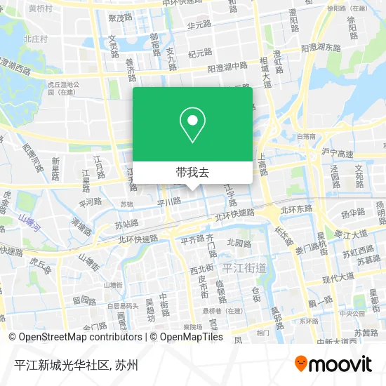 平江新城光华社区地图