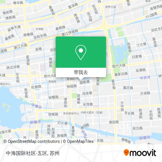 中海国际社区-五区地图