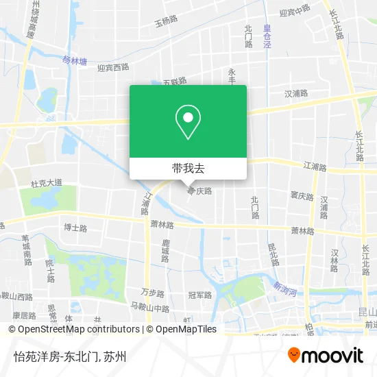 怡苑洋房-东北门地图