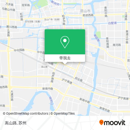 嵩山路地图