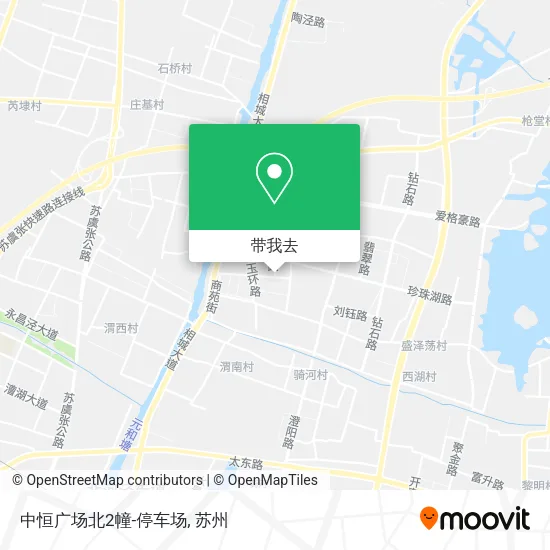 中恒广场北2幢-停车场地图