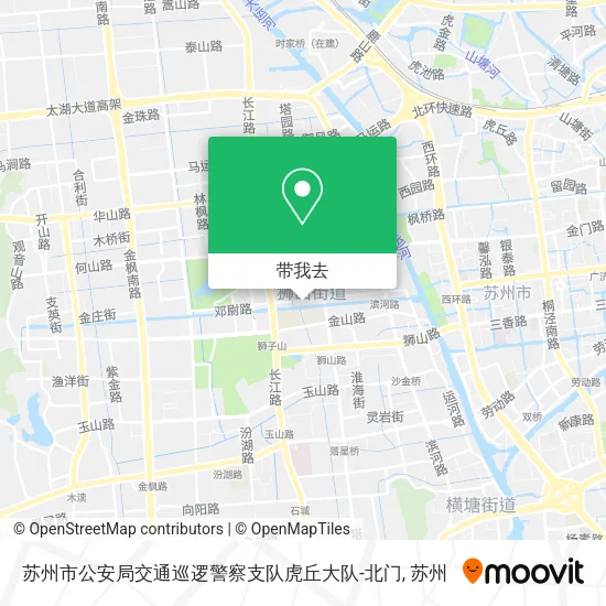 苏州市公安局交通巡逻警察支队虎丘大队-北门地图