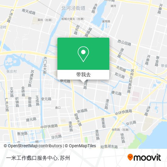 一米工作蠡口服务中心地图